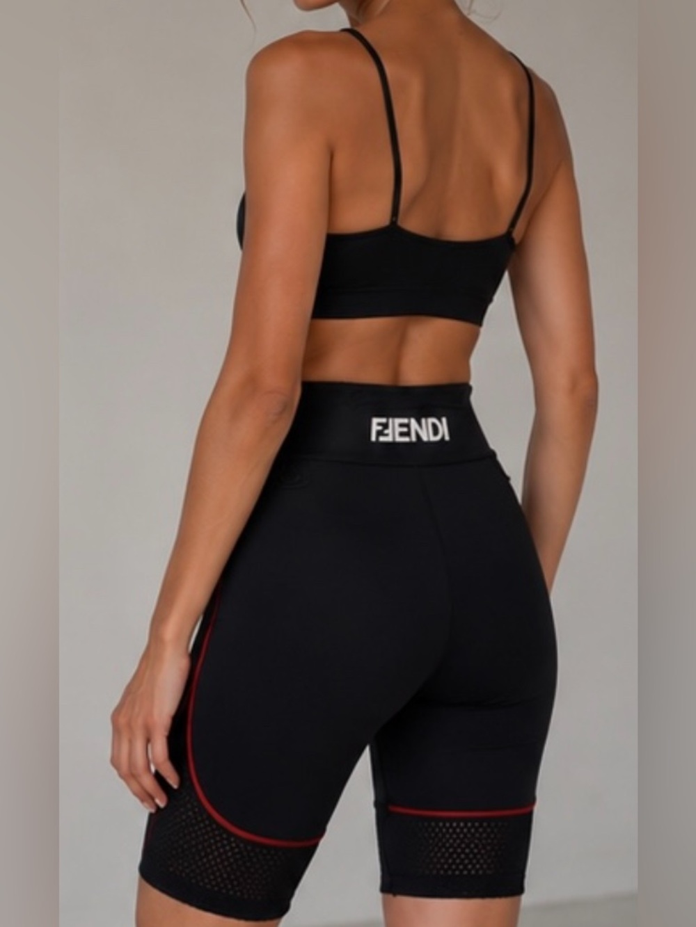Fendi black shorts size M.